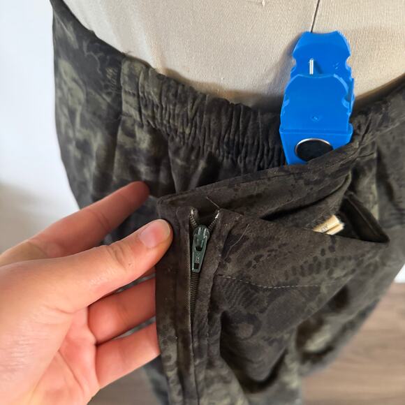 Vtg Y2K 2000s Green Dark Floral Maxi Skirt Plus Size 3X Whimsygoth Fairy Grunge - Picture 4 of 6